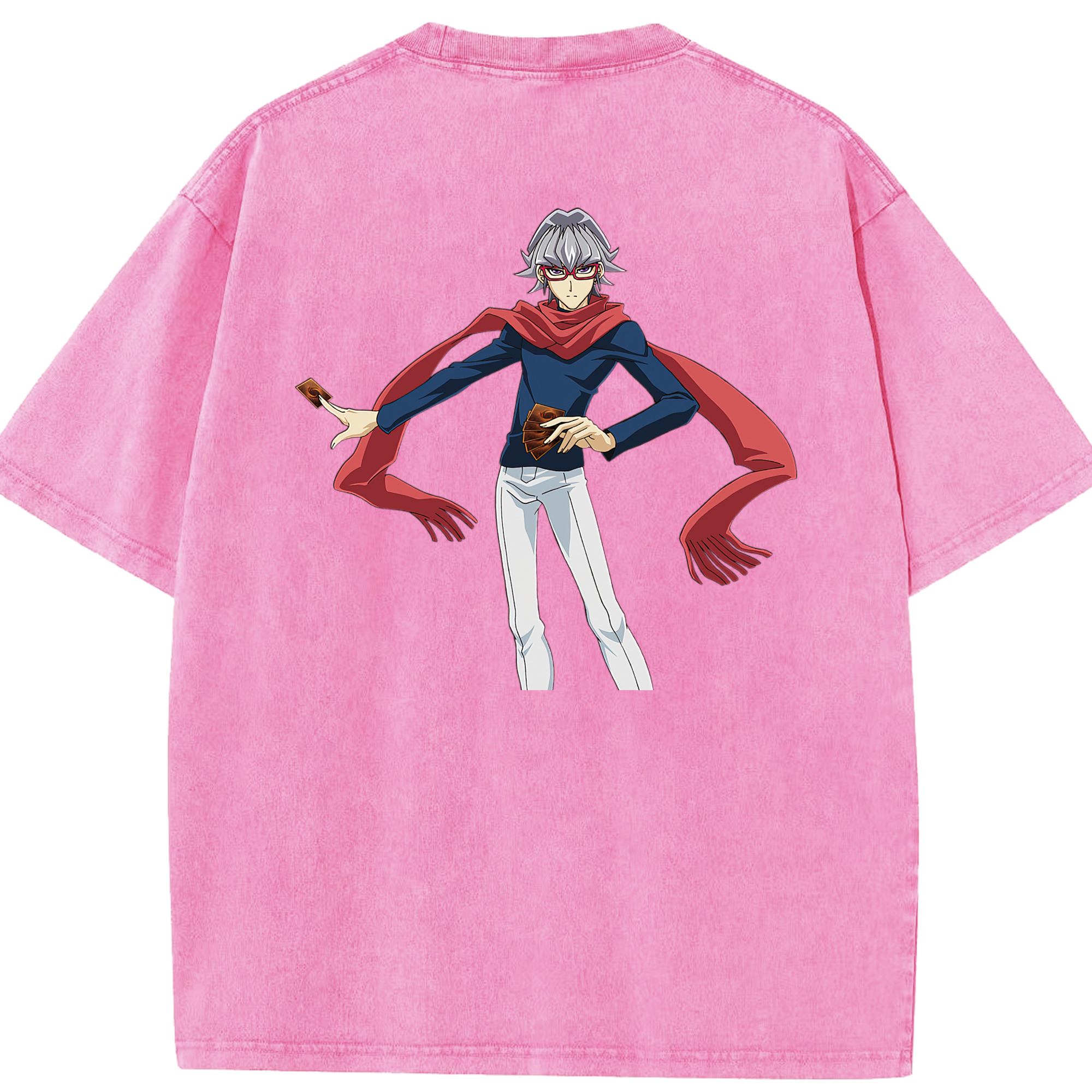 （画像用） 遊☆戯☆王 Yu-Gi-Oh! 綿100% ヴィンテージ風 半袖Tシャツ（背面プリント）